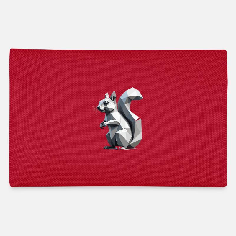 Eichhörnchen - Niedliches Design mit niedrigem Polygon Federtasche