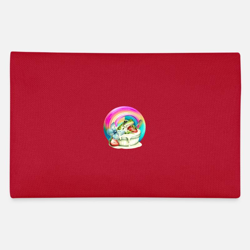 Regenbogen Frosch Eis Erdbeere Eiskrem Kind Federtasche