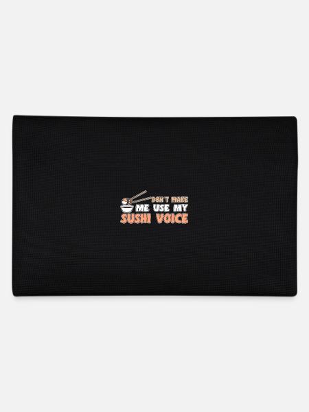 Sushi Lover Don ́t Use My Voice Sushi - Pencil Case - black - Back