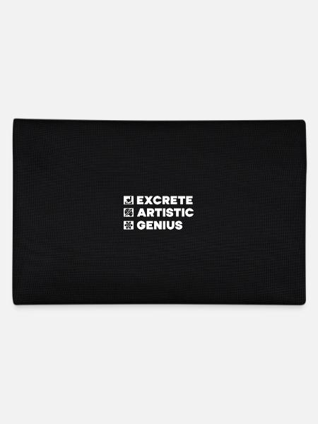 Funny Art Painter Artistic Genius Drawing Artist - Pencil Case - black - Back