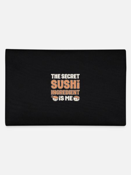 Sushi Lover Secret Ingredient Is Me Sushi - Pencil Case - black - Back