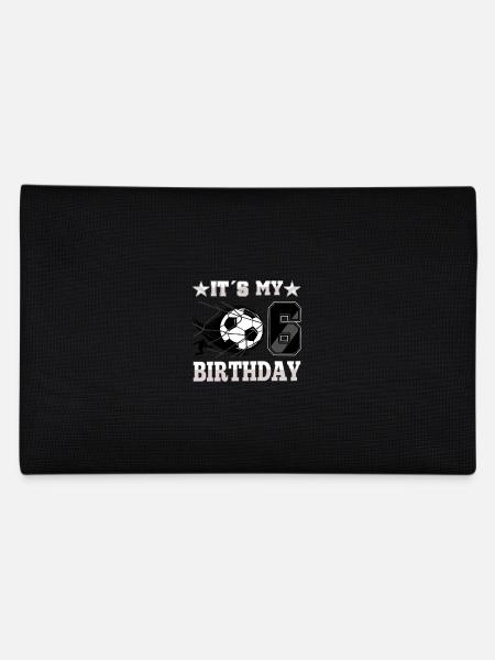 6th birthday Boy Soccer 6 Years Old Gifts - Federtasche - Schwarz - Hinten