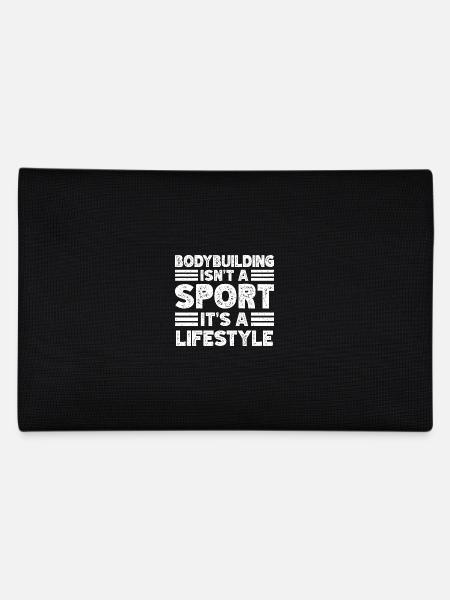 Powerlifting Bodybuilder Isn't A Sport Lifestyle - Pencil Case - black - Back