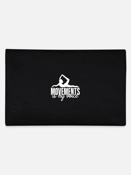 Pilates Enthusiasts Movements Is My Voice Pilates - Pencil Case - black - Back