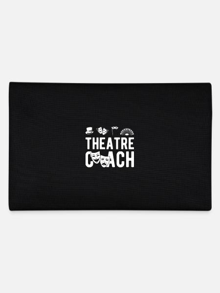 Theater Coach Actor Gift Idea - Pencil Case - black - Back