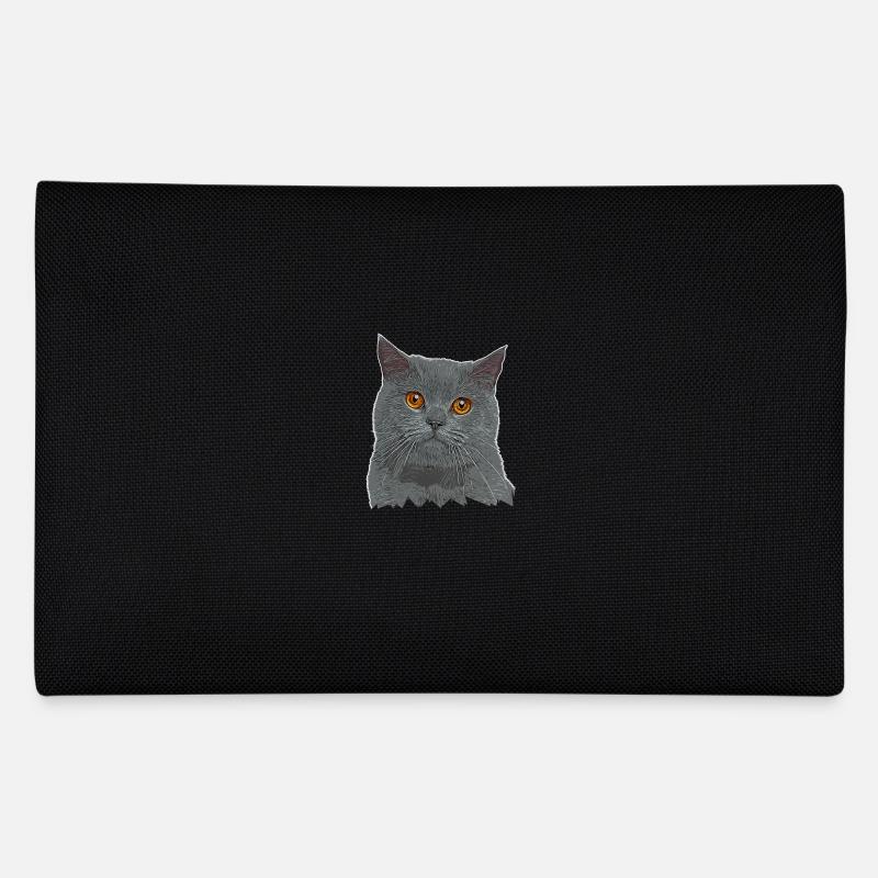 Britisch Kurzhaar Katze - BKH - Katzen Geschenk - Federtasche - Schwarz