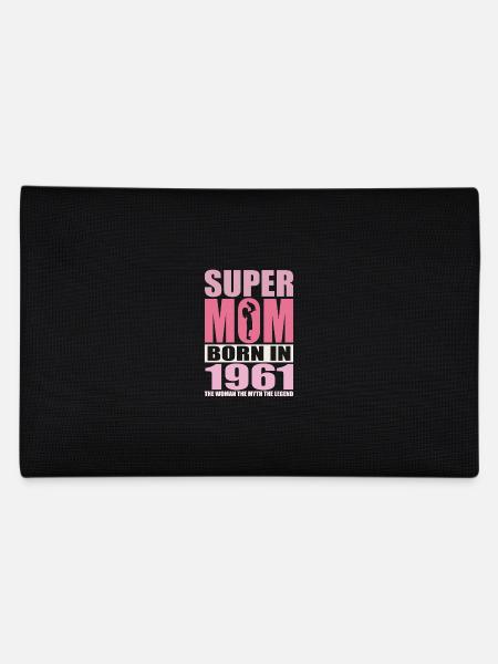 Mom's birthday 1961 | Super Mom - Pencil Case - black - Back