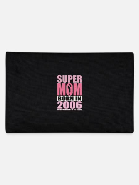 Mom's Birthday 2006 | Super Mom - Pencil Case - black - Back