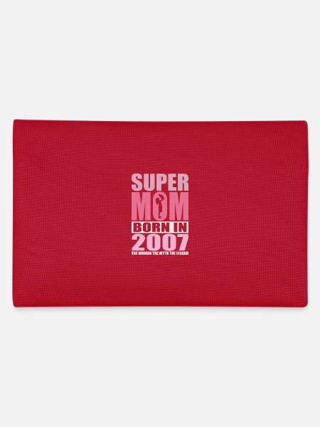 Mama Geburtstag 2007 | Super Mom - Federtasche - Rot - Hinten