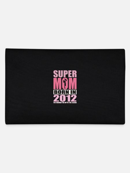 Mom's Birthday 2012 | Super Mom - Pencil Case - black - Back