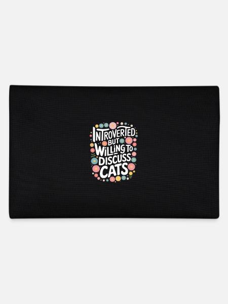 Introvert, antisocial, introvert - Pencil Case - black - Back