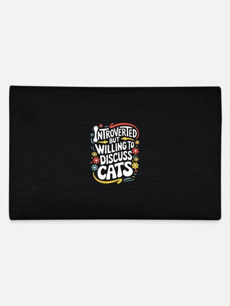 Introvert, antisocial, introvert - Pencil Case - black - Back