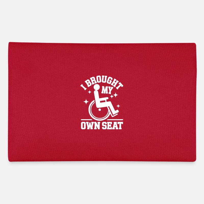 Rollstuhl Rollstuhlfahrer Behinderung Humor Federtasche