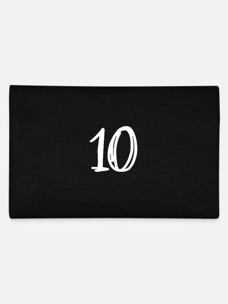 10 JAHRE. 10-JÄHRIGES JUBILÄUM. GEBURTSTAG 10 JAHRE. 10 - Federtasche - Schwarz - Hinten