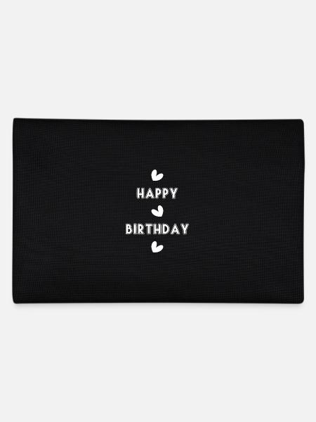 HAPPY BIRTHDAY. JOYEUX ANNIVERSAIRE. ANNIVERSAIRE. - Trousse - noir - Dos