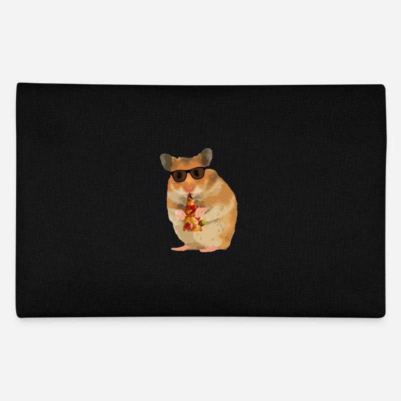 Hamster Pizza Lunettes de soleil Trousse