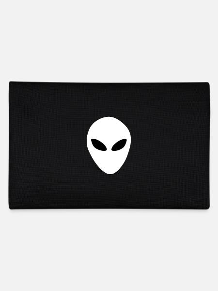 Aliens Alien Head - Pencil Case - black - Back