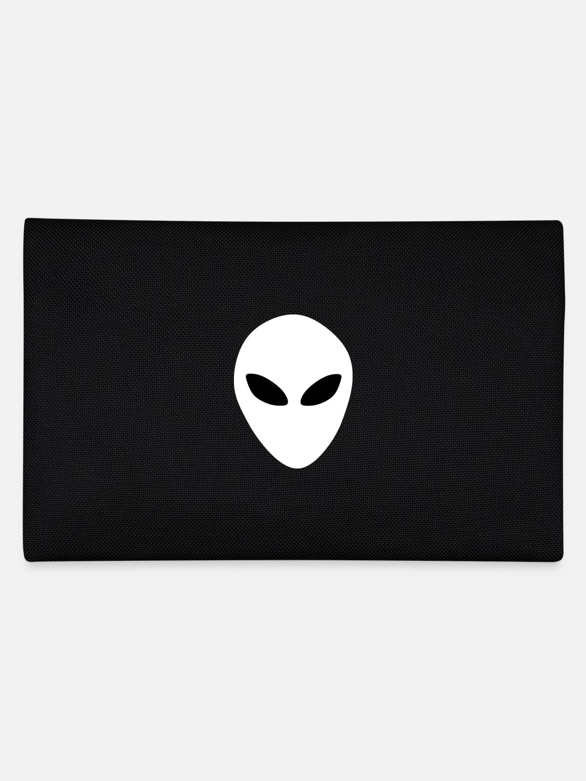Aliens Alien Head - Pencil Case - black - Back