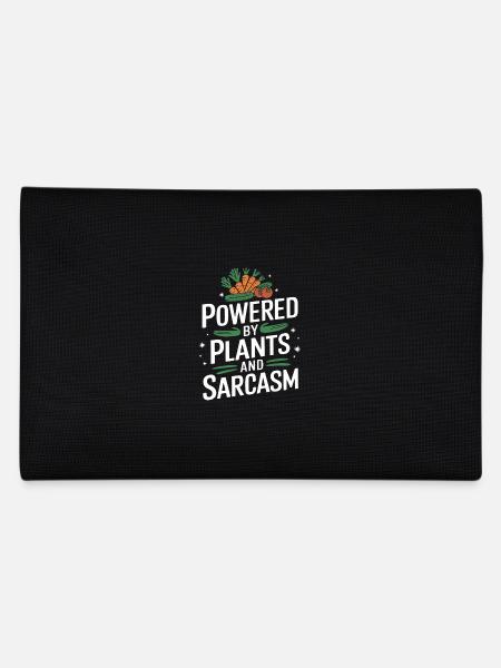 Vegetarian Vegan Veggie Vegetarian - Pencil Case - black - Back