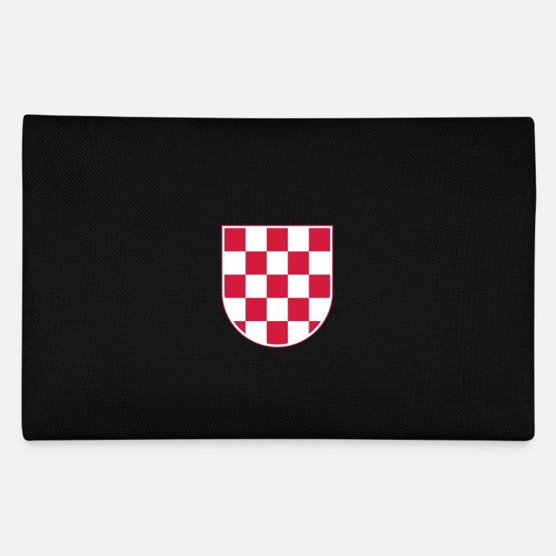 wappen_kroatien - Federtasche - Schwarz
