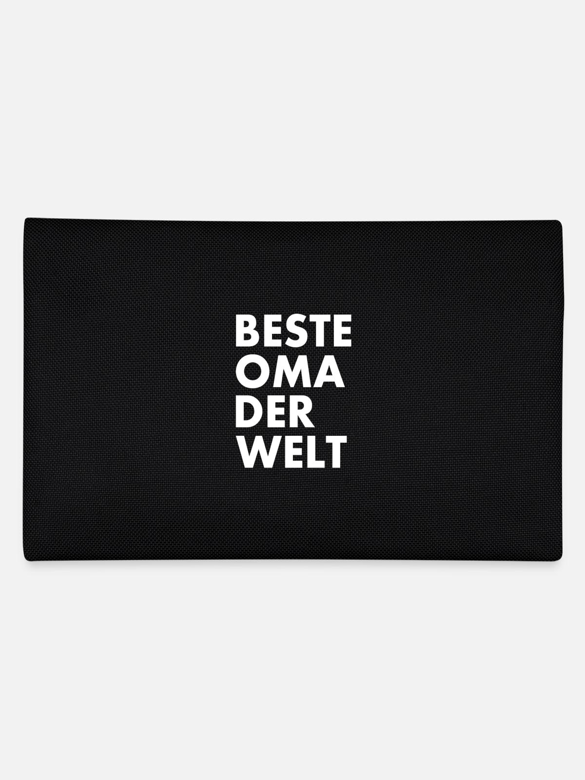 Beste oma der welt - Federtasche - Schwarz - Hinten