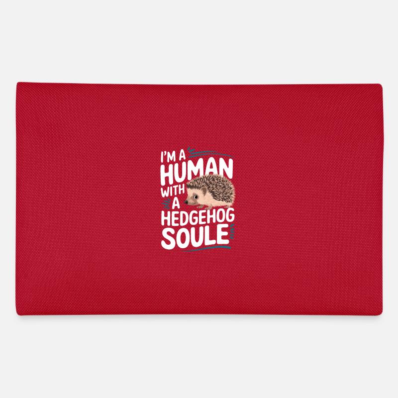 Igel Stachelig Tier Igel Federtasche