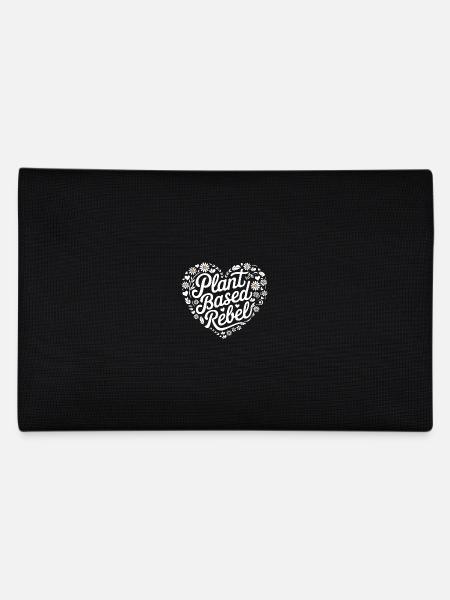 Vegetarian Vegan Veggie Vegetarian - Pencil Case - black - Back