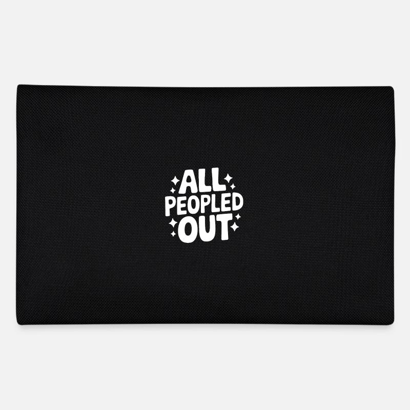 Introvertierter asozialer introvertierter - Federtasche - Schwarz