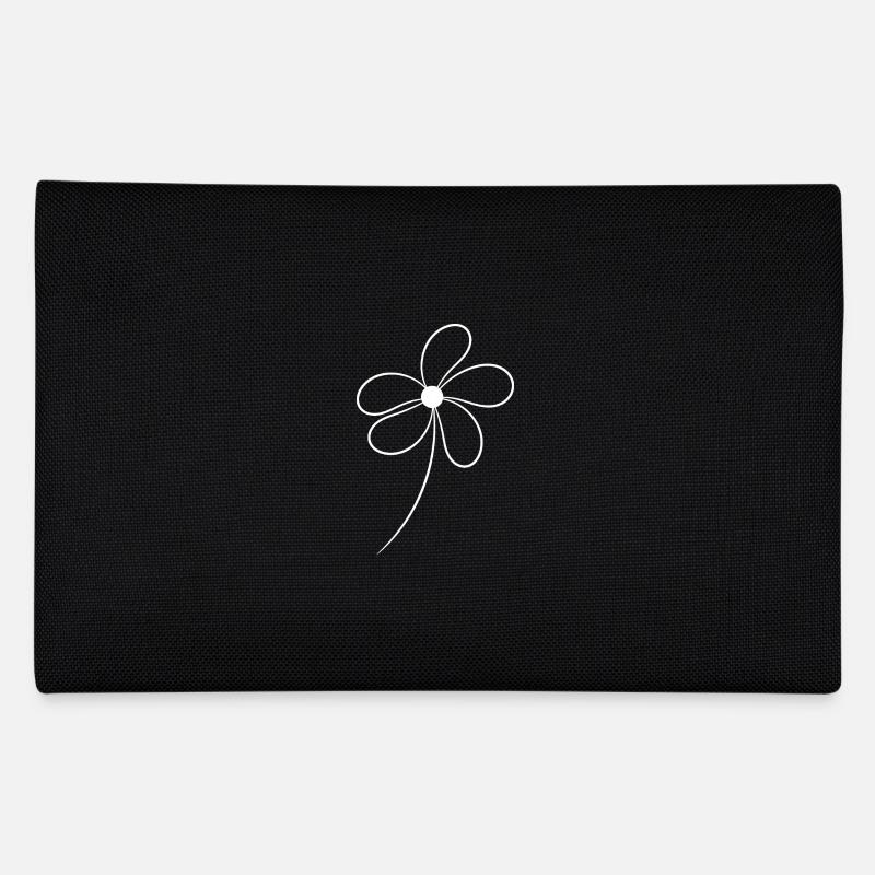 FLEUR. FLOWER. NATURE. ECOLOGIE. BONHEUR. ZEN - Trousse - noir