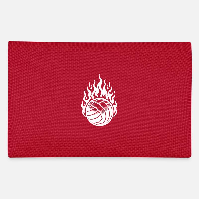 Volley-ball brûlant dans les flammes et le feu Trousse