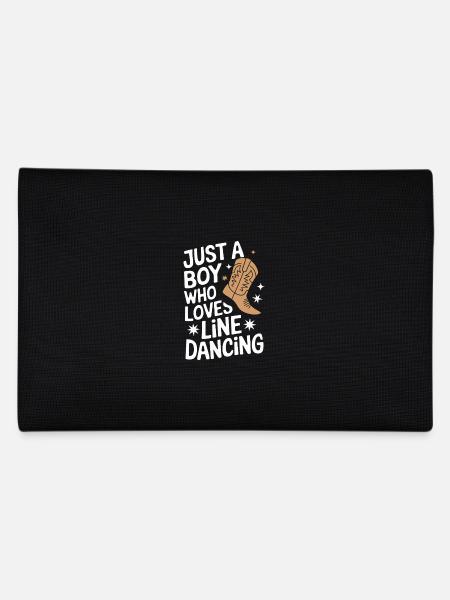 Line Dancing Dancing Dancers - Pencil Case - black - Back