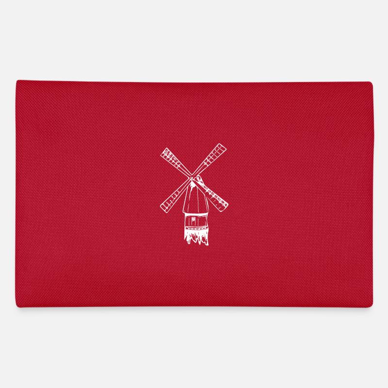 Vintage nostalgische Windmühle Federtasche