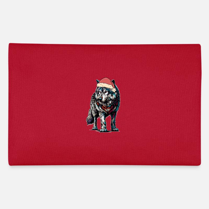 Santa Claus Wolf Wolves Mystical Pencil Case