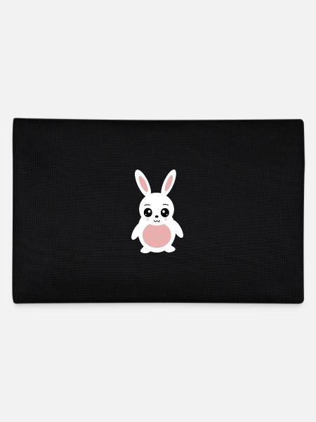 Kawaii Hase Kaninchen - Federtasche - Schwarz - Hinten