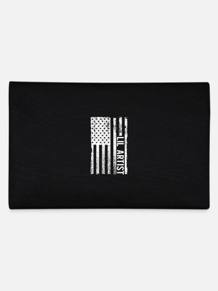 Funny Art Painter Lil Artist Drawing Artist - Pencil Case - black - Back
