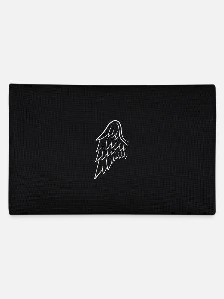Angel wings wing angel white - Pencil Case - black - Back