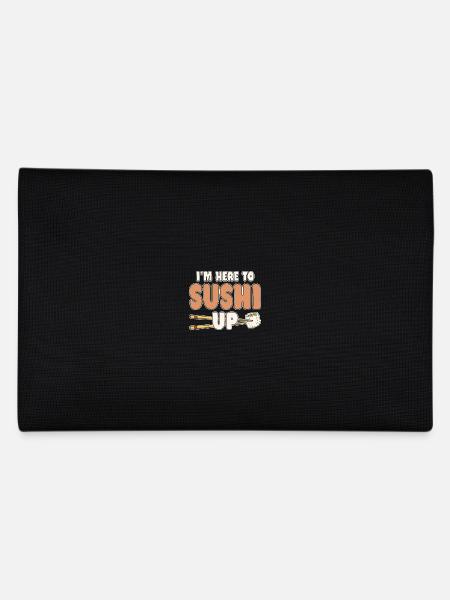 Sushi Lover I ́m Here To Sushi Up - Pencil Case - black - Back