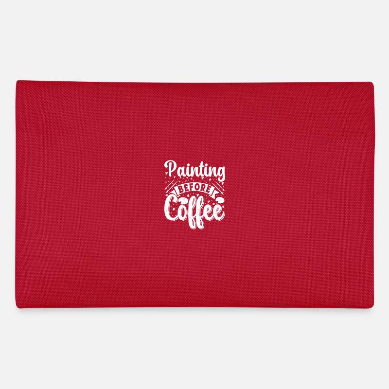 Funny Art Painter Painting Before Coffee Gift Idea Federtasche