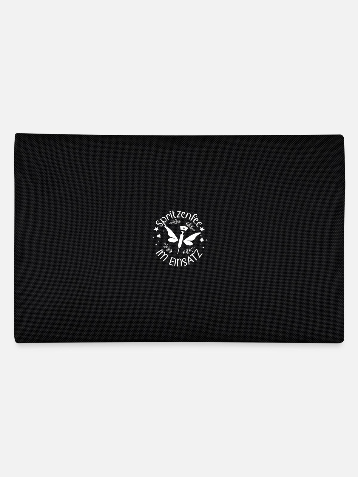 Arzthelferin Spritzenfee MFA - Federtasche - Schwarz - Hinten
