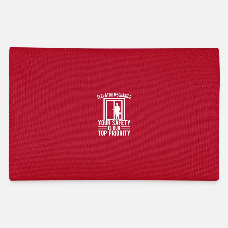 Funny Elevator Mechanic Your Safety Top Priority Federtasche