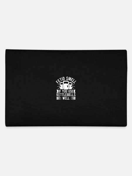 Gym Junkies Fetid Smell Kettlebells Calisthenics - Pencil Case - black - Back