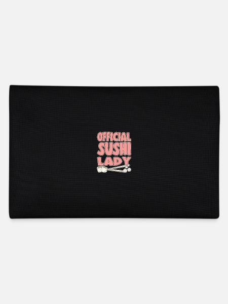 Japanese Food Lover Official Sushi Lady Sushi - Pencil Case - black - Back