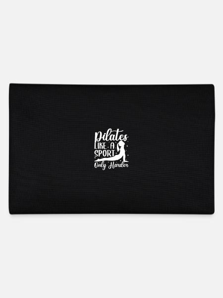 Pilates Enthusiasts Pilates Like A Sport Pilates - Pencil Case - black - Back