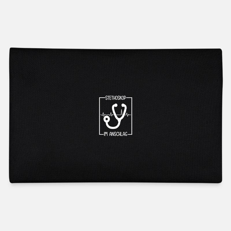 Arzthelferin Stethoskop MFA - Federtasche - Schwarz