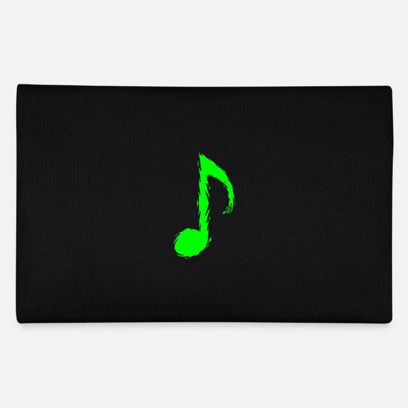 Note musique, vert clair, vecteur Trousse