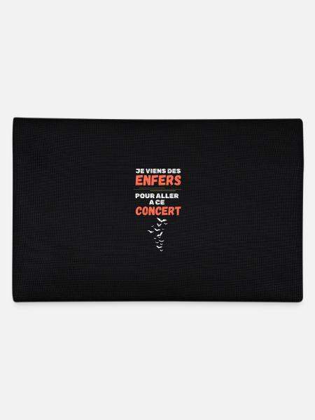 I Come From Hell Metal Concert - Pencil Case - black - Back