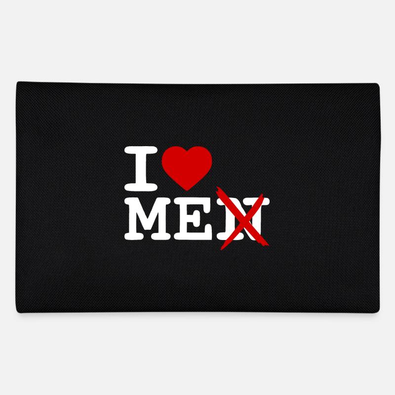 I love me - Federtasche - Schwarz