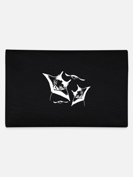 Manta Swarm - Pencil Case - black - Back