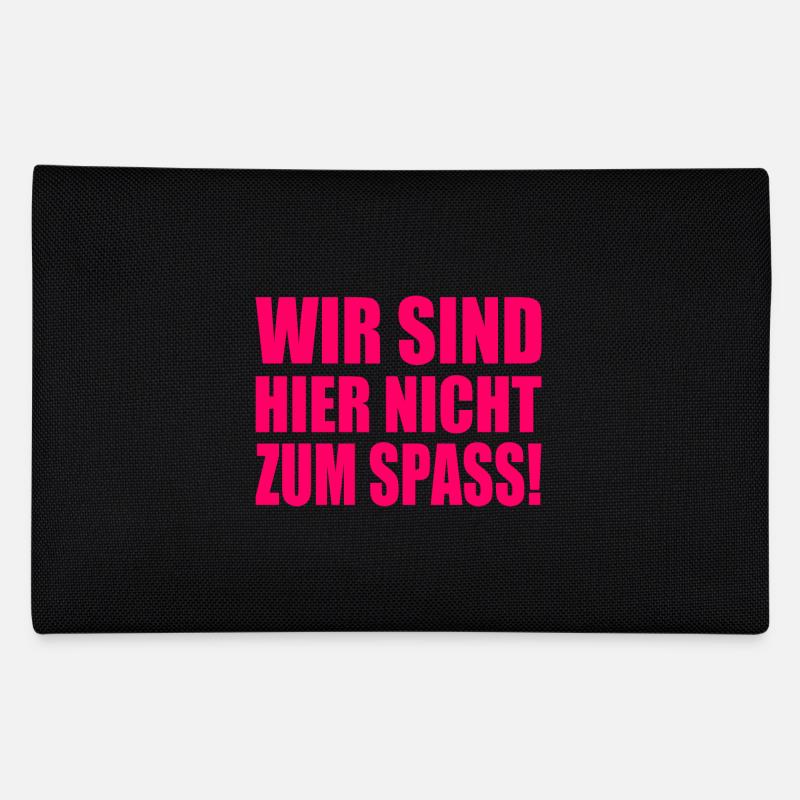 Wir sind hier nicht zum spass Federtasche