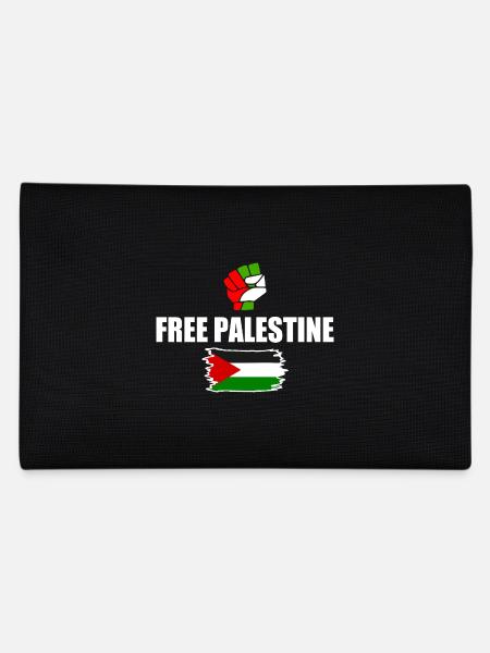 Free palestine - Pencil Case - black - Back